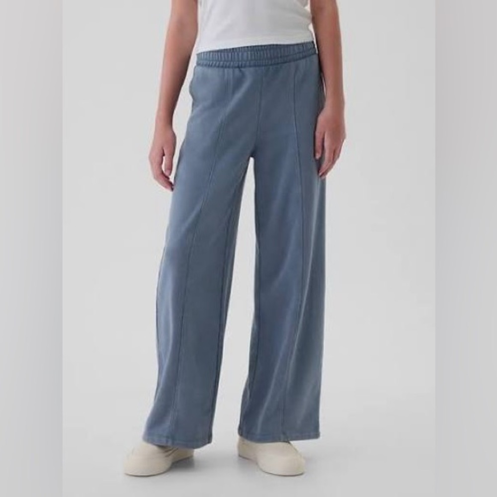 🌻3/$18 GAP Girls Blue Wide Leg Sweatpants